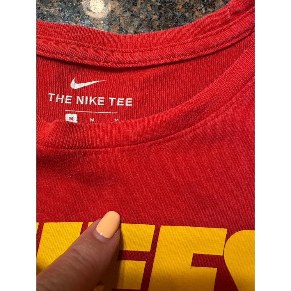 Patrick Mahomes Nike Kansas City Chiefs #15 Red T-Shirt Size M - Picture 15 of 16